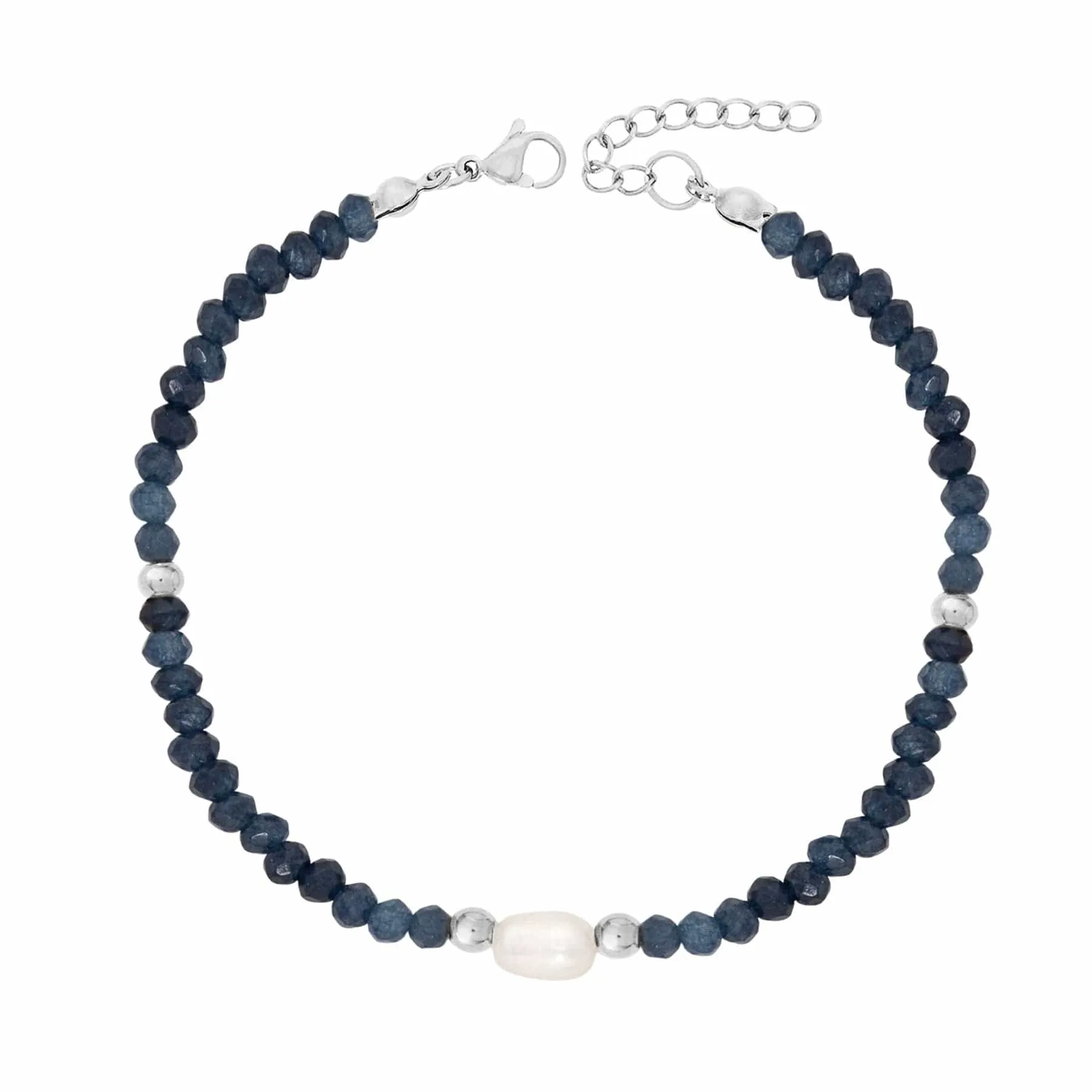 Navy Pearl Bracelet