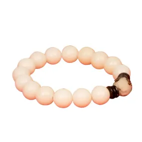 New Chinese Retro Lotus White Jade Bodhi Root Bracelet - Unisex Jewelry