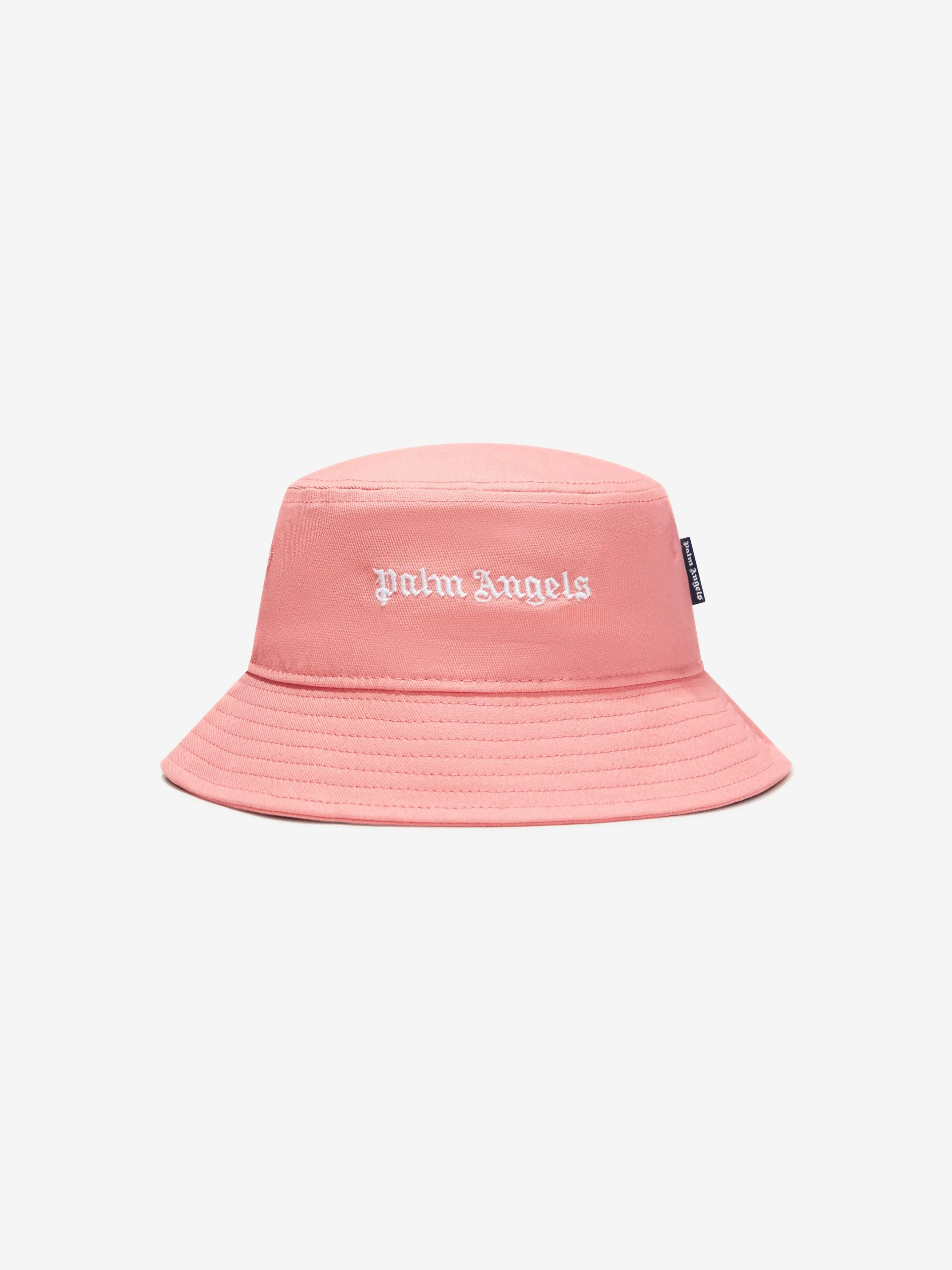 Palm Angels Girls Logo Bucket Hat in Pink