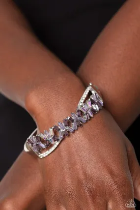 Paparazzi Bracelet ~ Timeless Trifecta - Purple