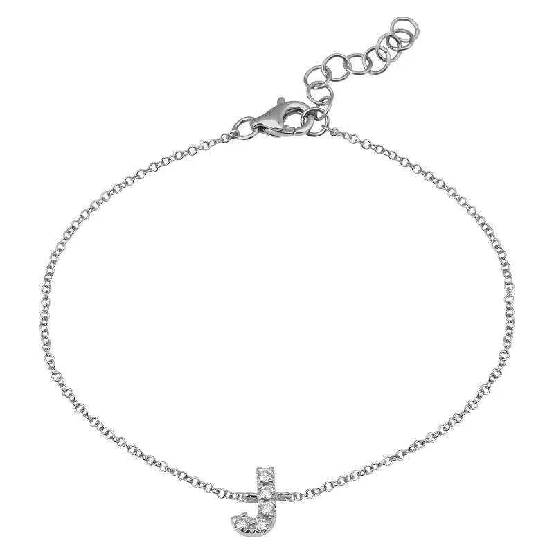 Pave Initial Bracelet