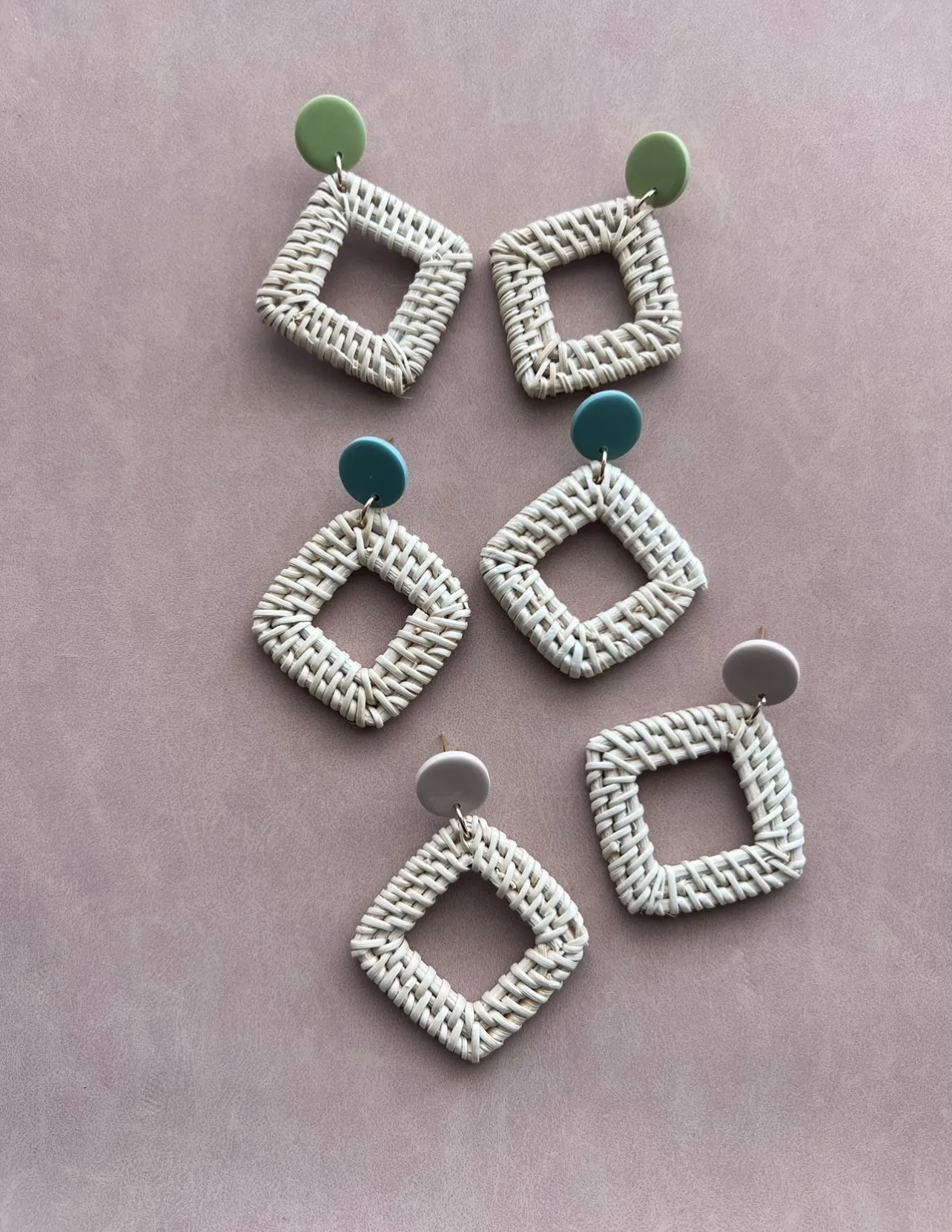 RATTAN DIAMOND EARRINGS