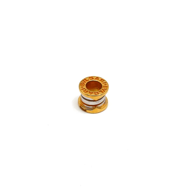 Real Gold GZBV 2 Color Small Round Roller Pendant 0159-YM B P 1872