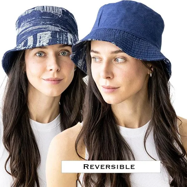 Reversible Cotton Bucket Hats