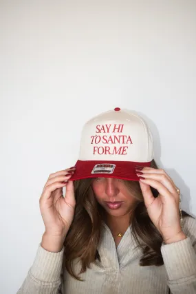 Say Hi To Santa Trucker Hat