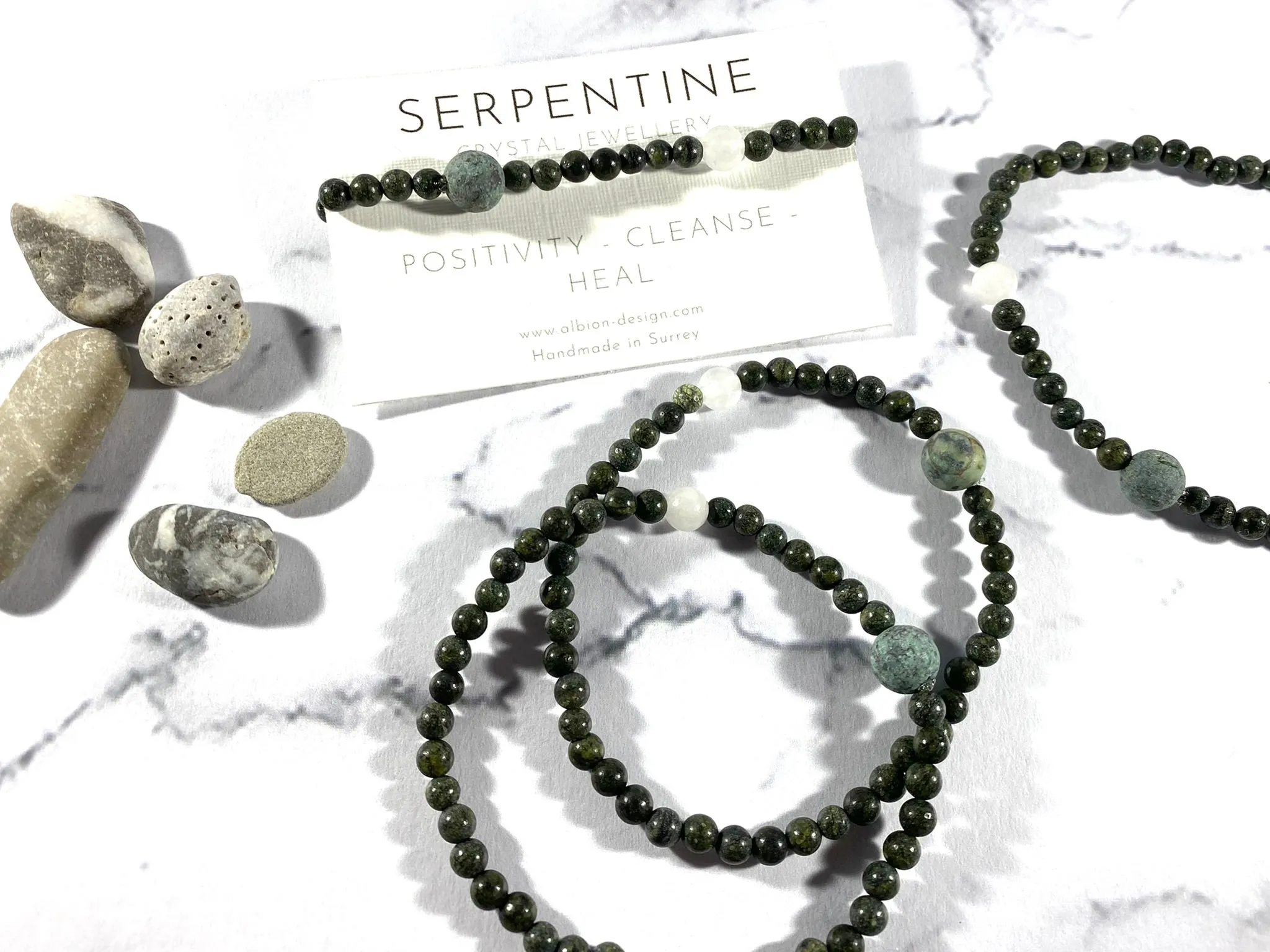 Serpentine Crystal - Mini Bracelet