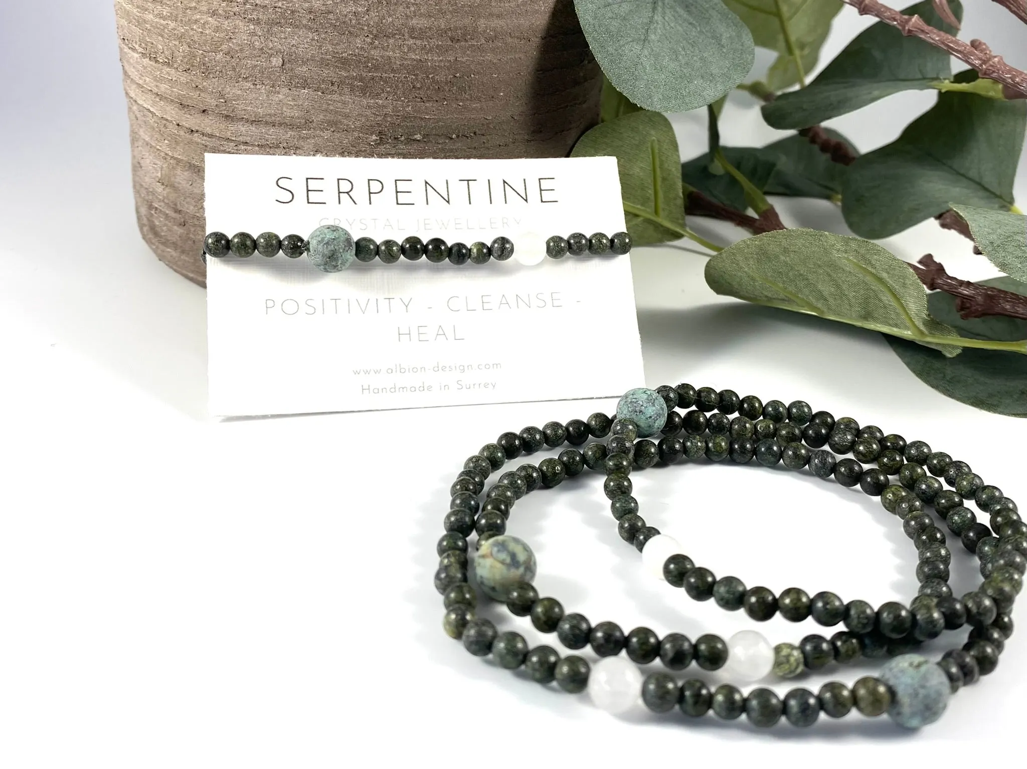 Serpentine Crystal - Mini Bracelet