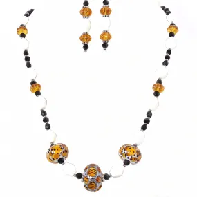 Shere: Leopard Print Jewelry with Art Glass