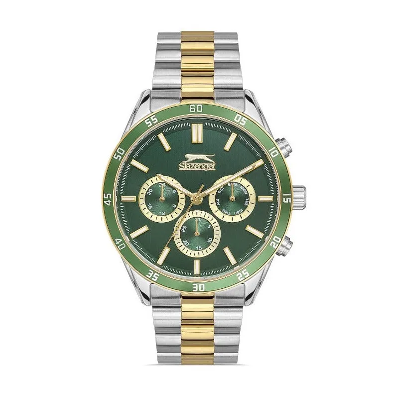 Slazenger SL.09.2109.2.03 Gents Stainless Steel Watch  Green