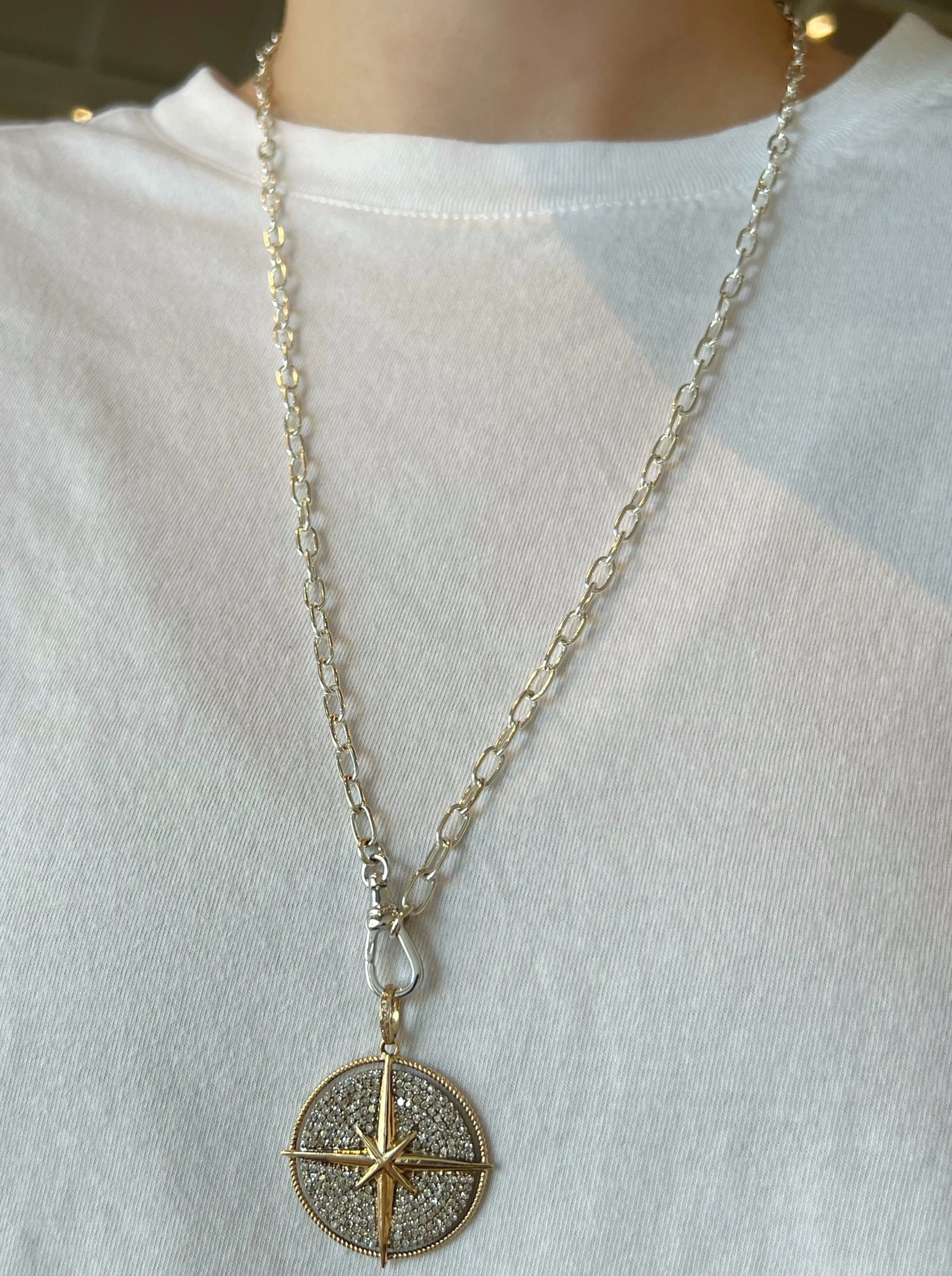 Sterling Silver Watch Chain Necklace