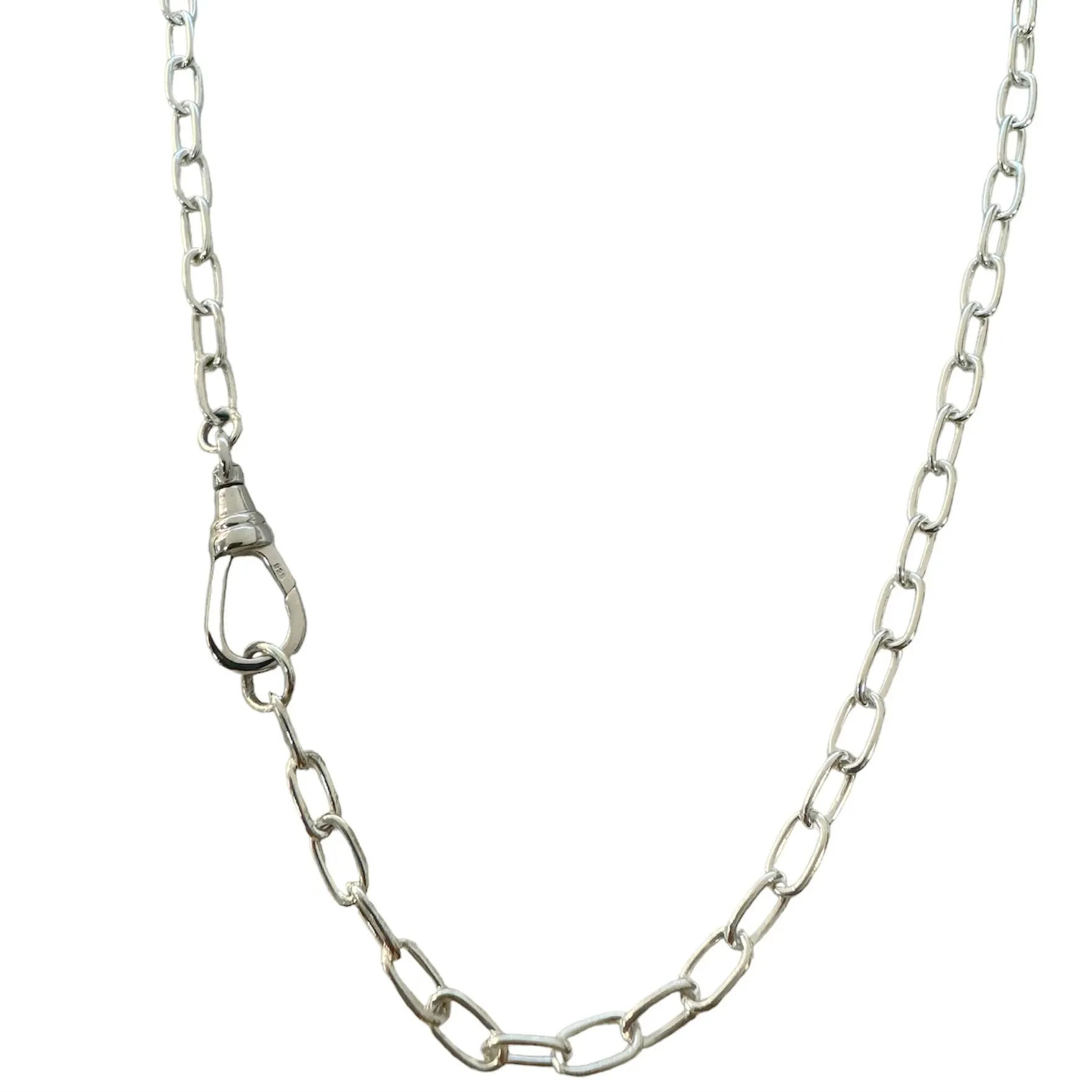 Sterling Silver Watch Chain Necklace