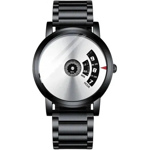 Stylish & Unique Metal Non Pointer Creative Wrist Watches S4487958