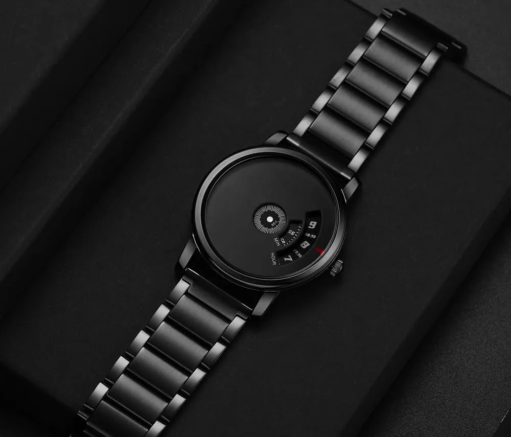 Stylish & Unique Metal Non Pointer Creative Wrist Watches S4487958