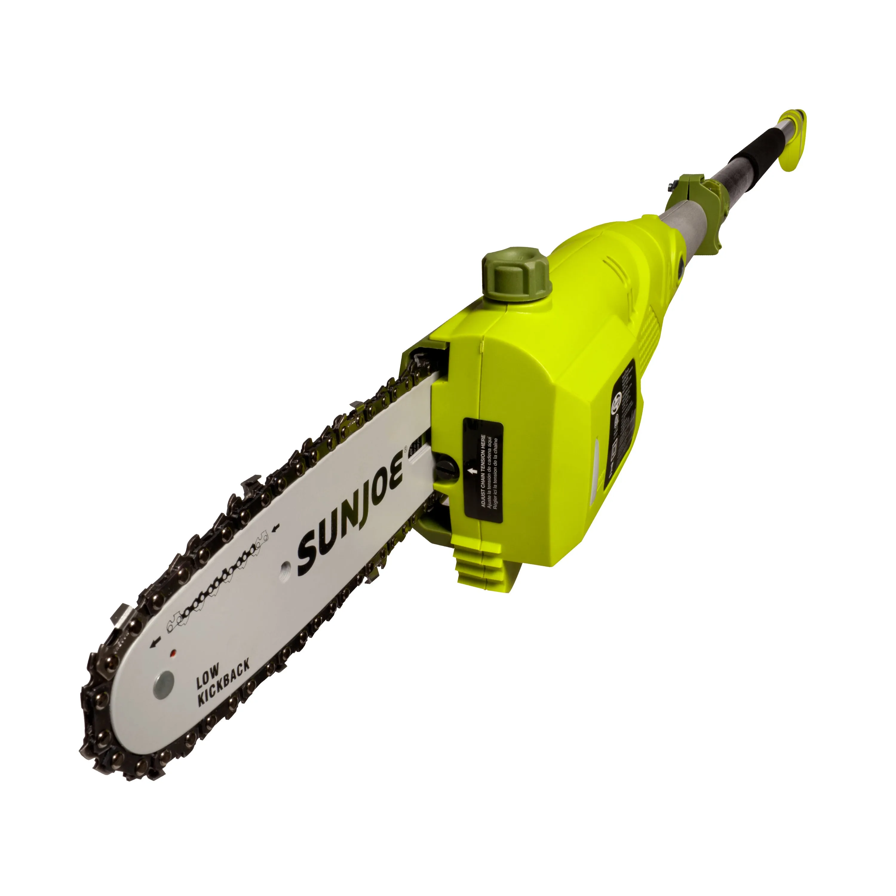 Sun Joe SWJ802E Electric Multi-Angle Pole Chain Saw | 8 inch | 6.5 Amp (Green)