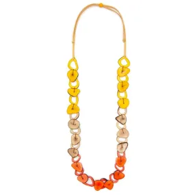 Tagua Caroline Coral Necklace