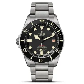 TUDOR Pelagos 42mm Case, Black Dial, Titanium Bracelet (M25610TNL-0001)