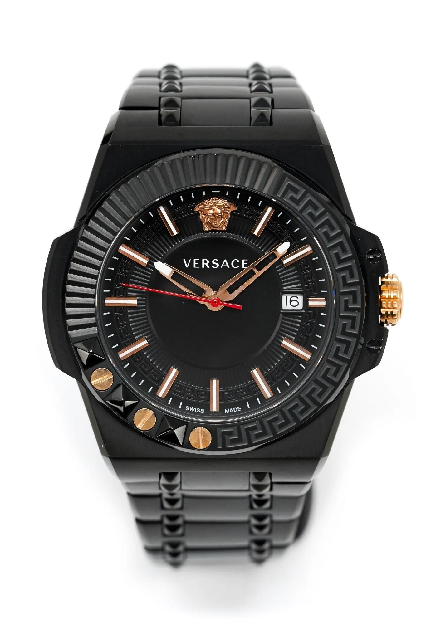 Versace Men's Watch Chain Reaction Black Bracelet VEDY00719